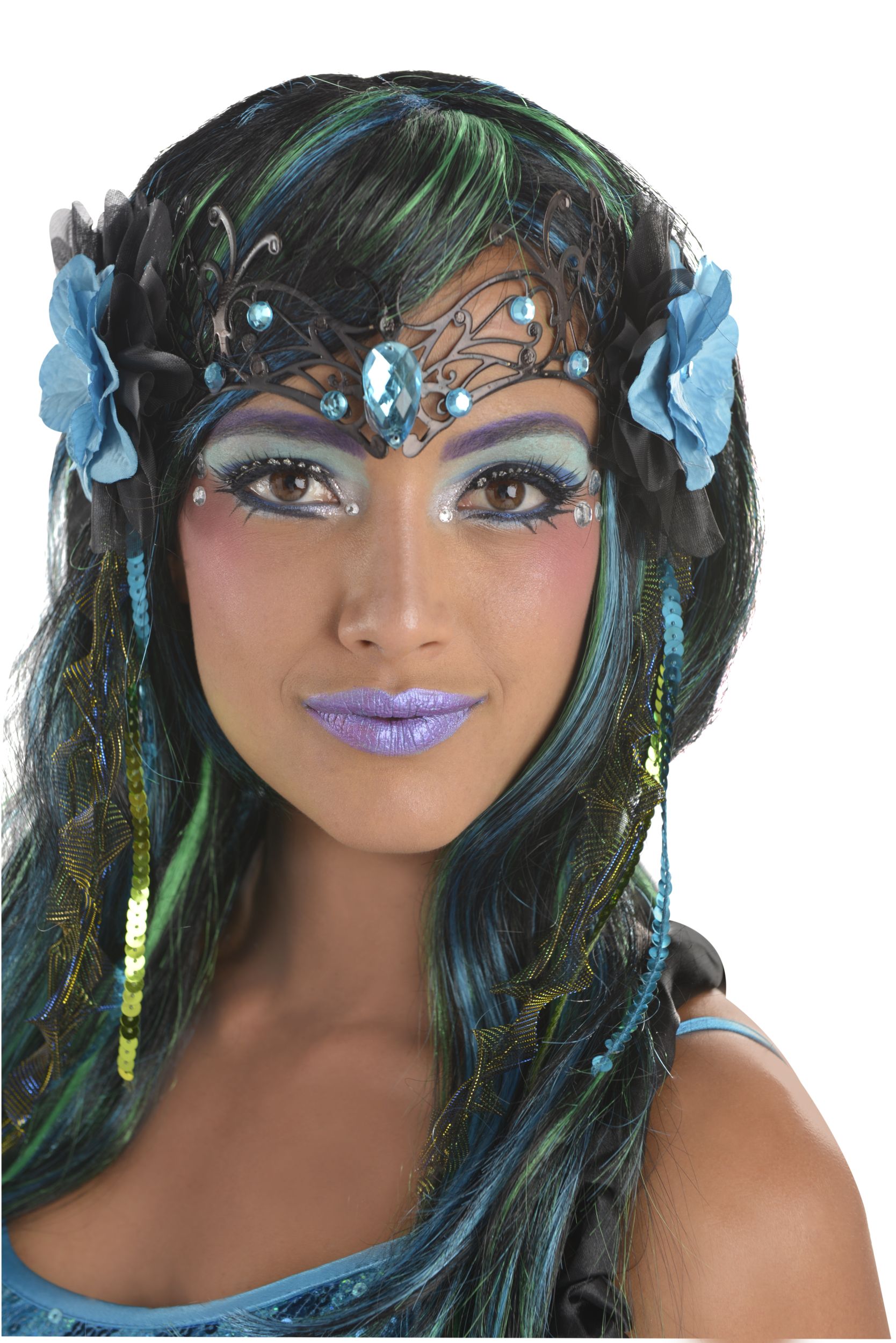 Monarch Butterfly Wings, Purple, Adult Front_Flat