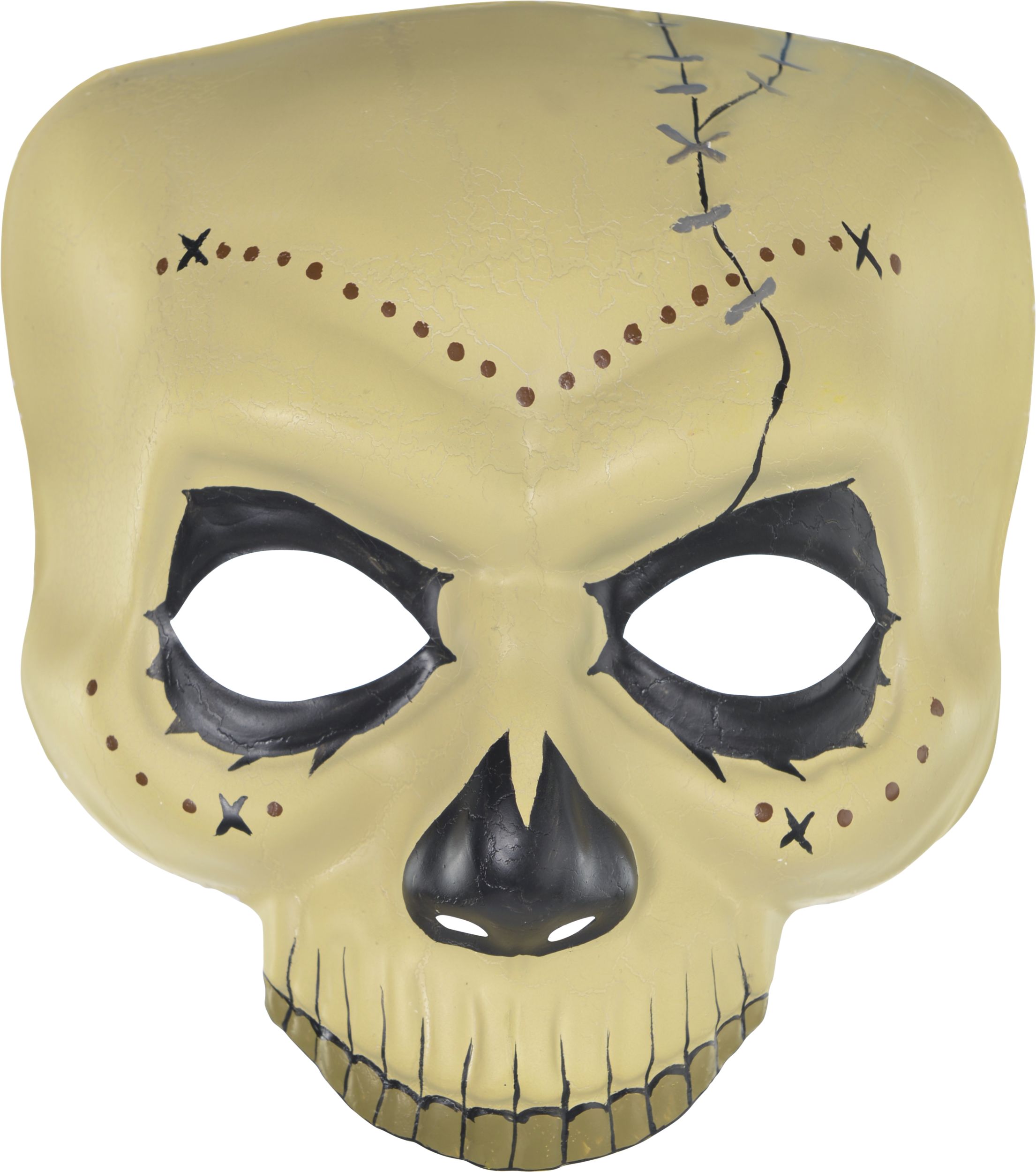 Witch Doctor Skull Mask Front_Flat