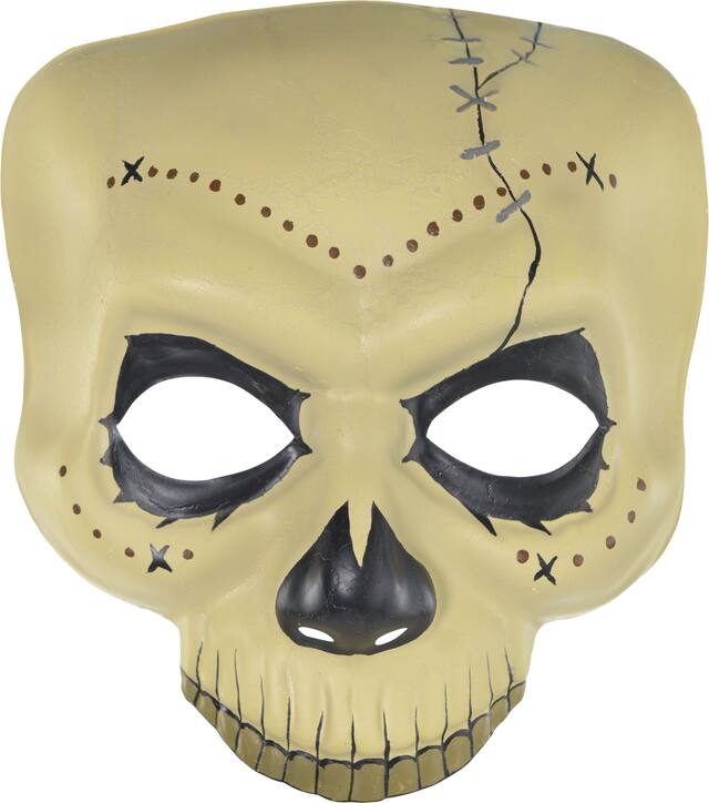 Witch Doctor Skull Mask Front_Flat