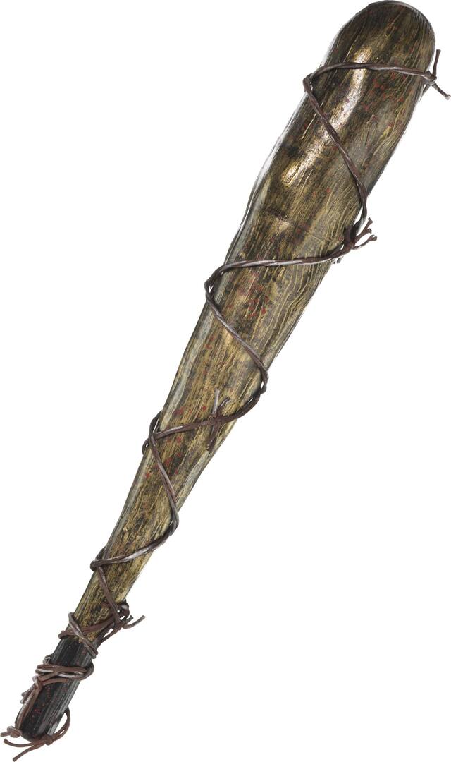 Barbed Wire Baseball Bat Weapon, Bronze, One Size, Wearable Costume Accessory for Halloween Side_Right