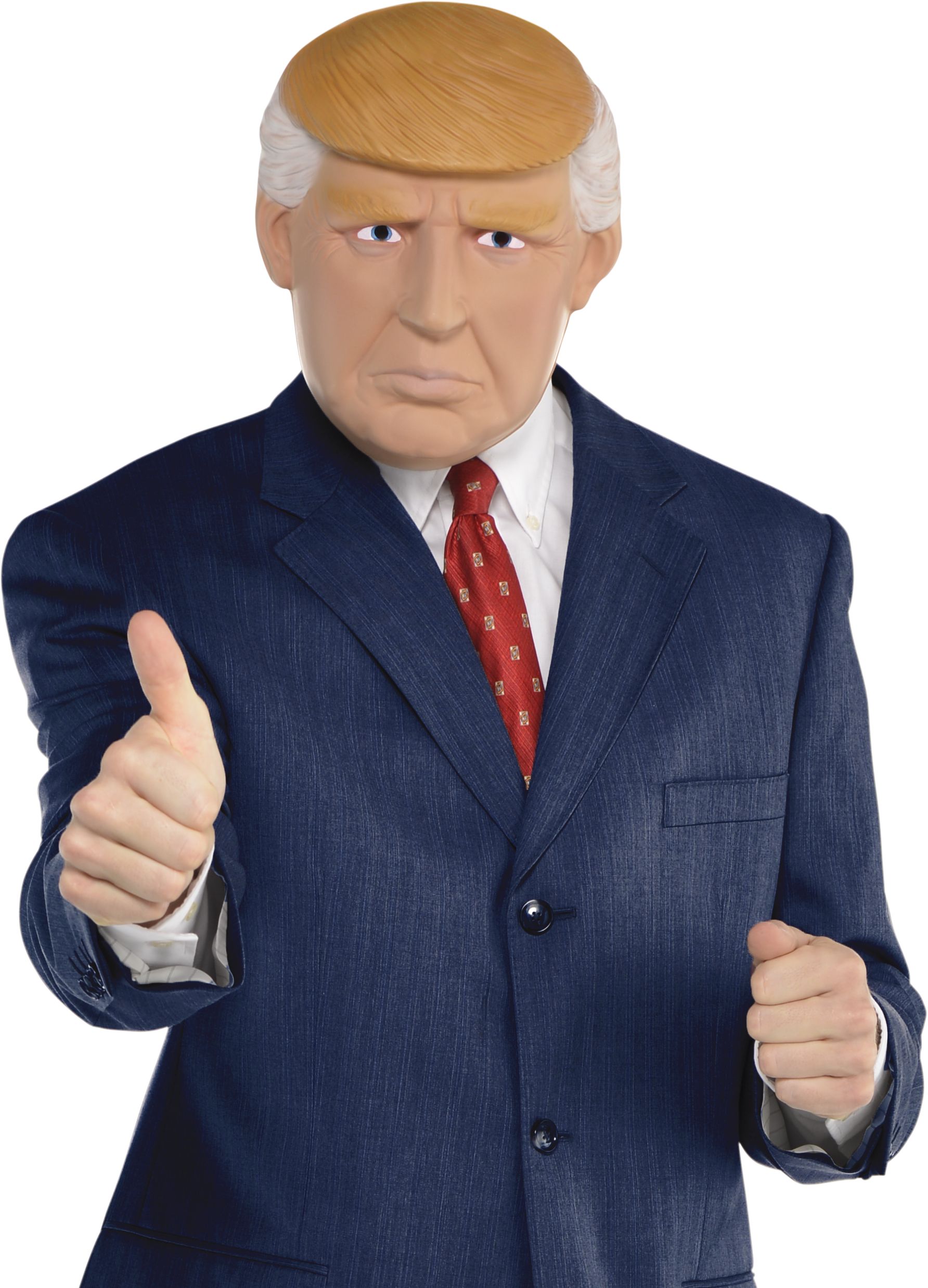 Billionaire Presidential Candidate Mask CloseUp