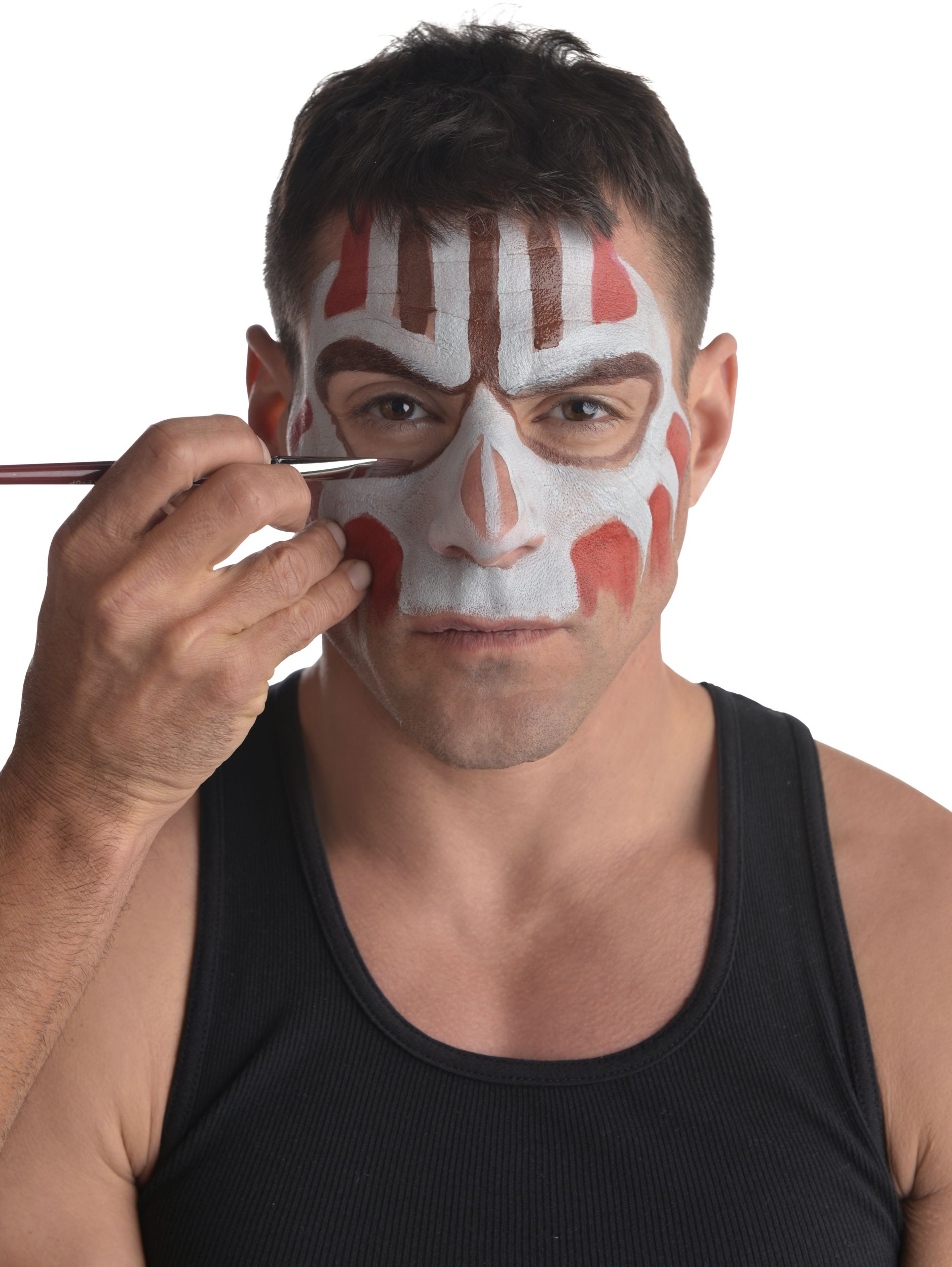 Witch Doctor Top Hat with Dreads Front_Flat