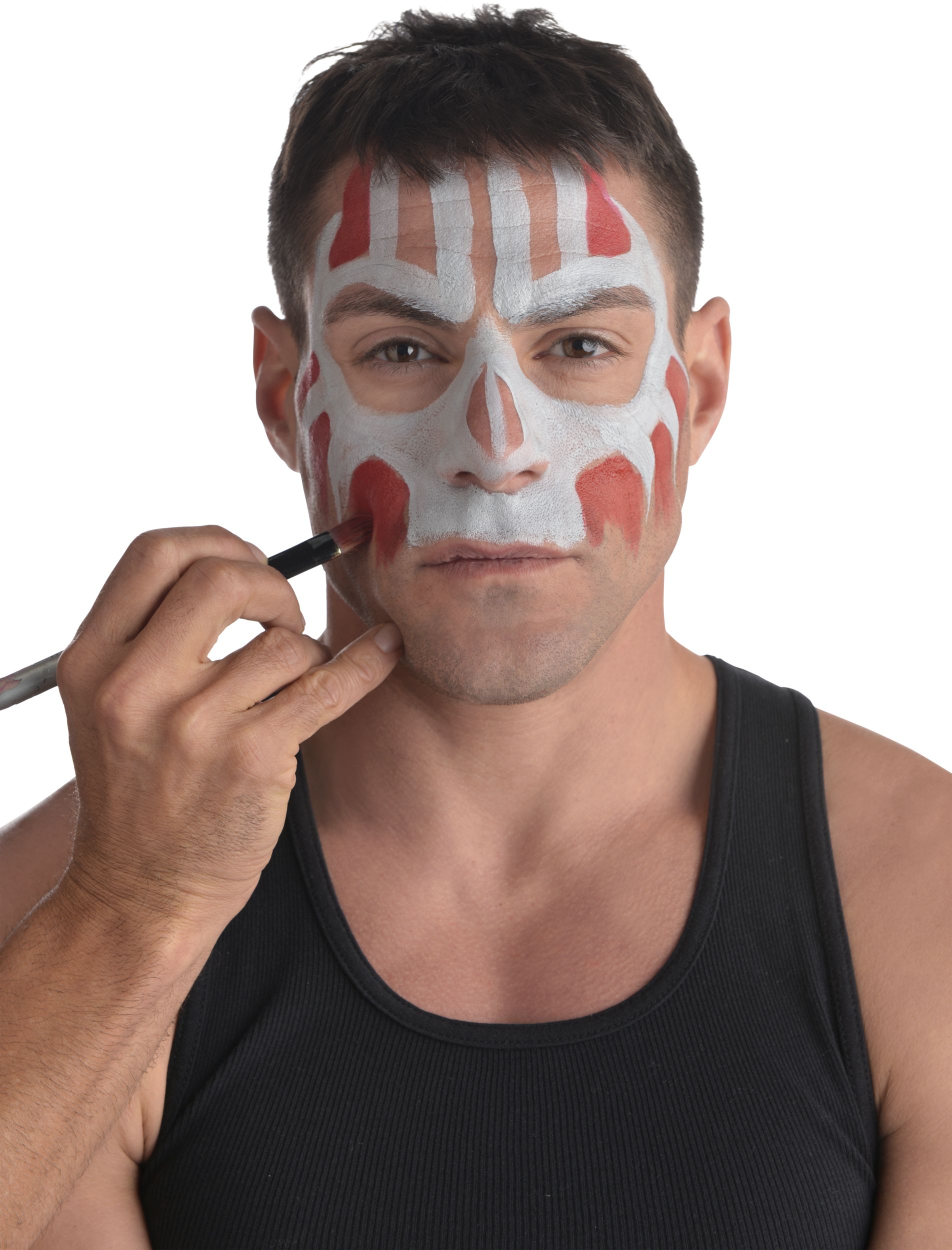 Witch Doctor Top Hat with Dreads Front_Flat