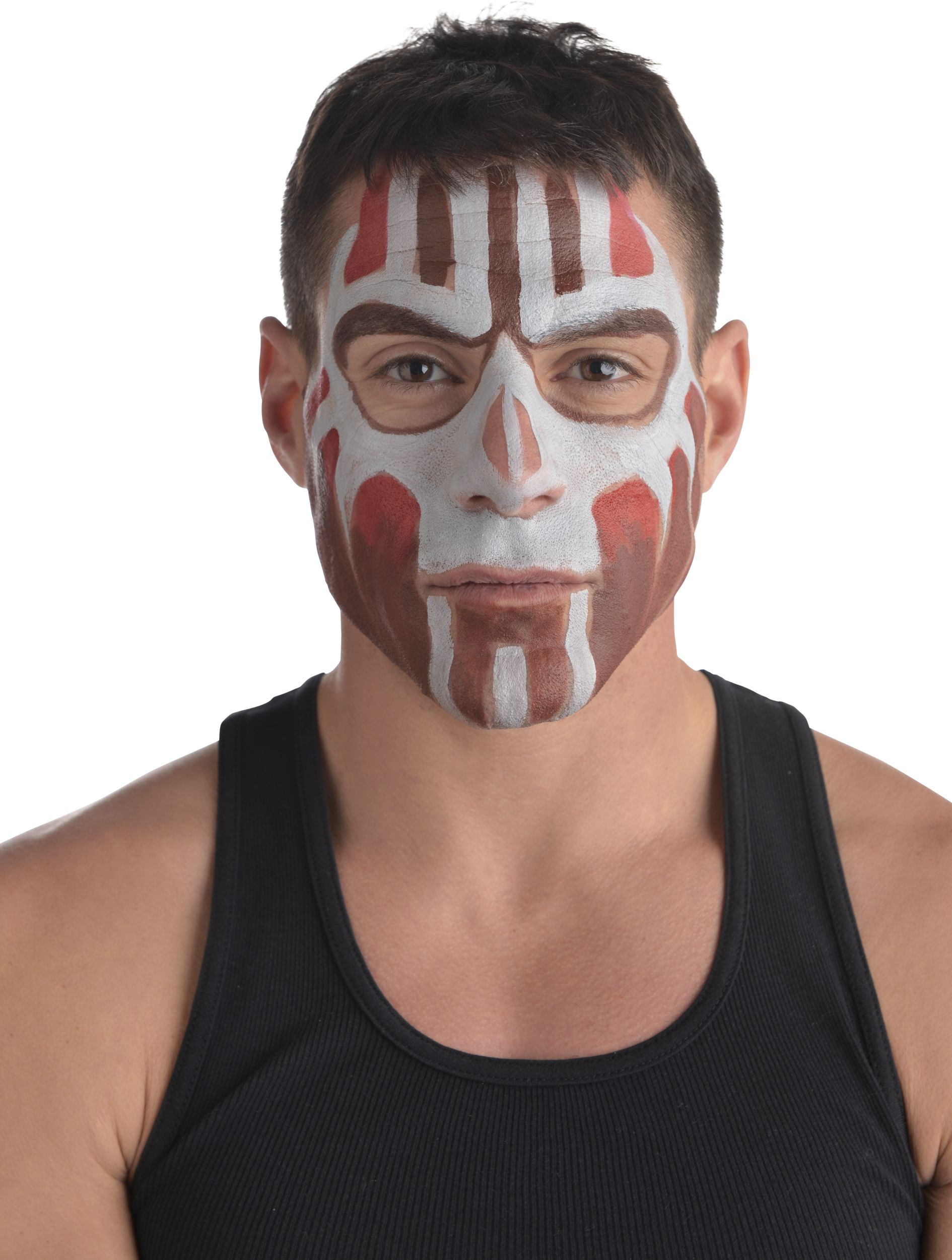 Witch Doctor Top Hat with Dreads Front_Flat