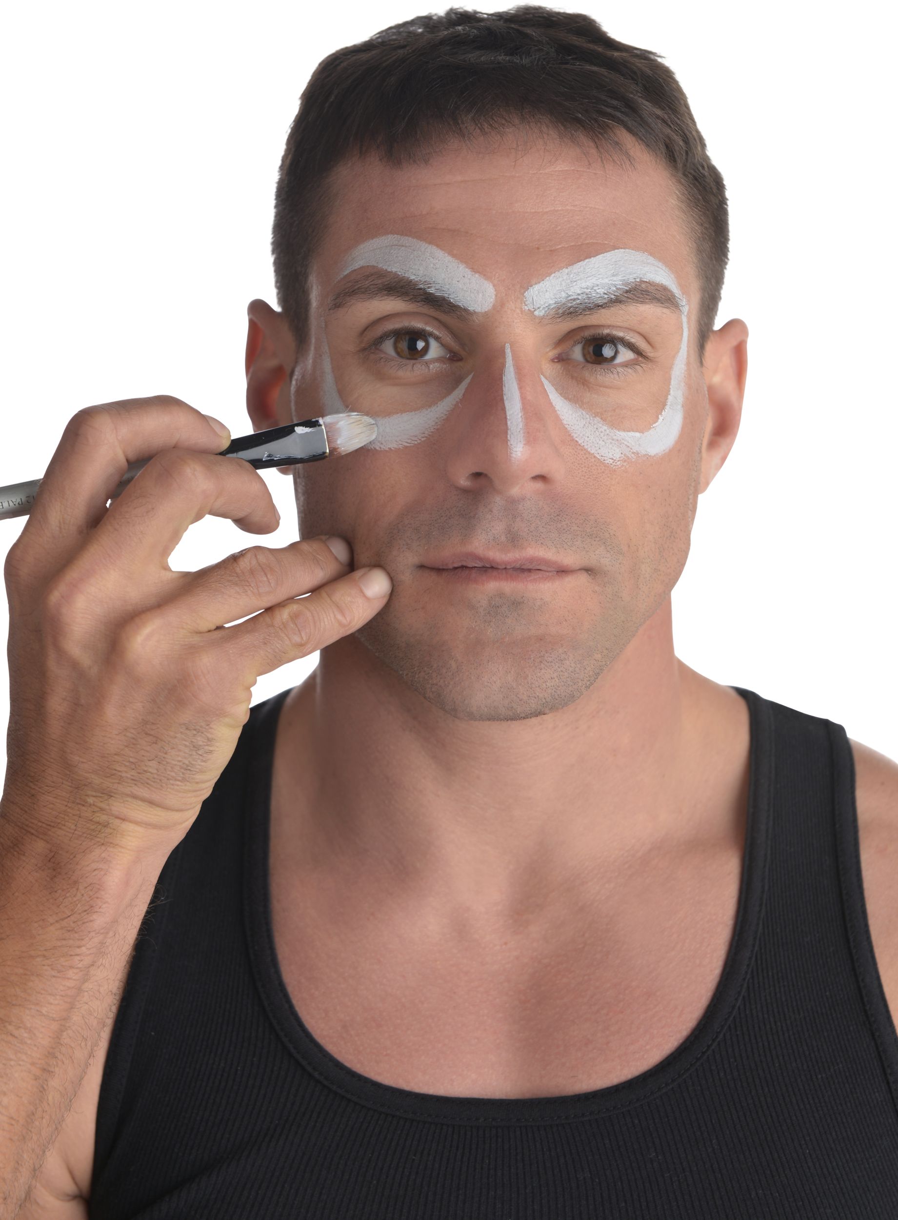 Witch Doctor Top Hat with Dreads Front_Flat