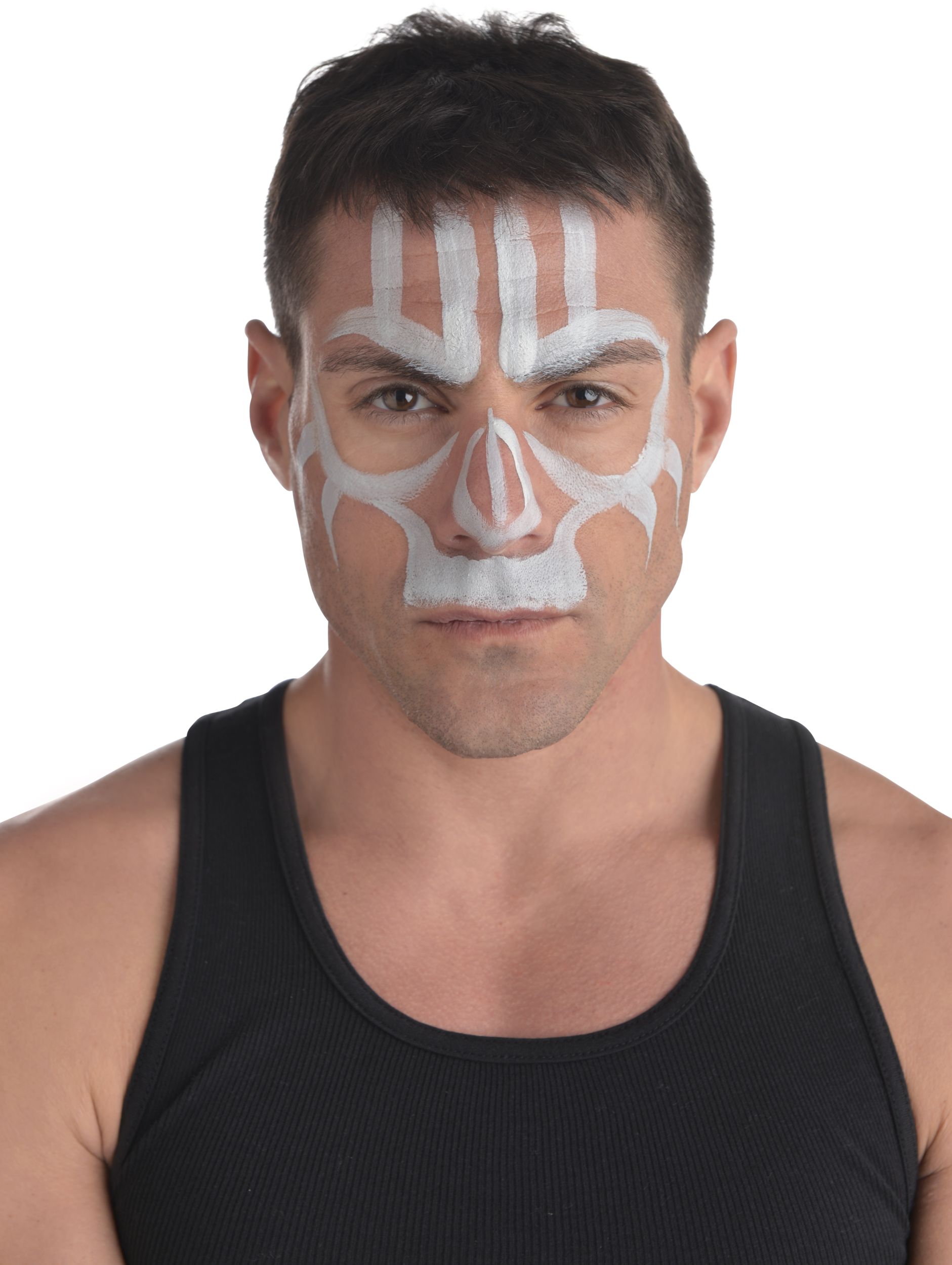 Witch Doctor Top Hat with Dreads Front_Flat