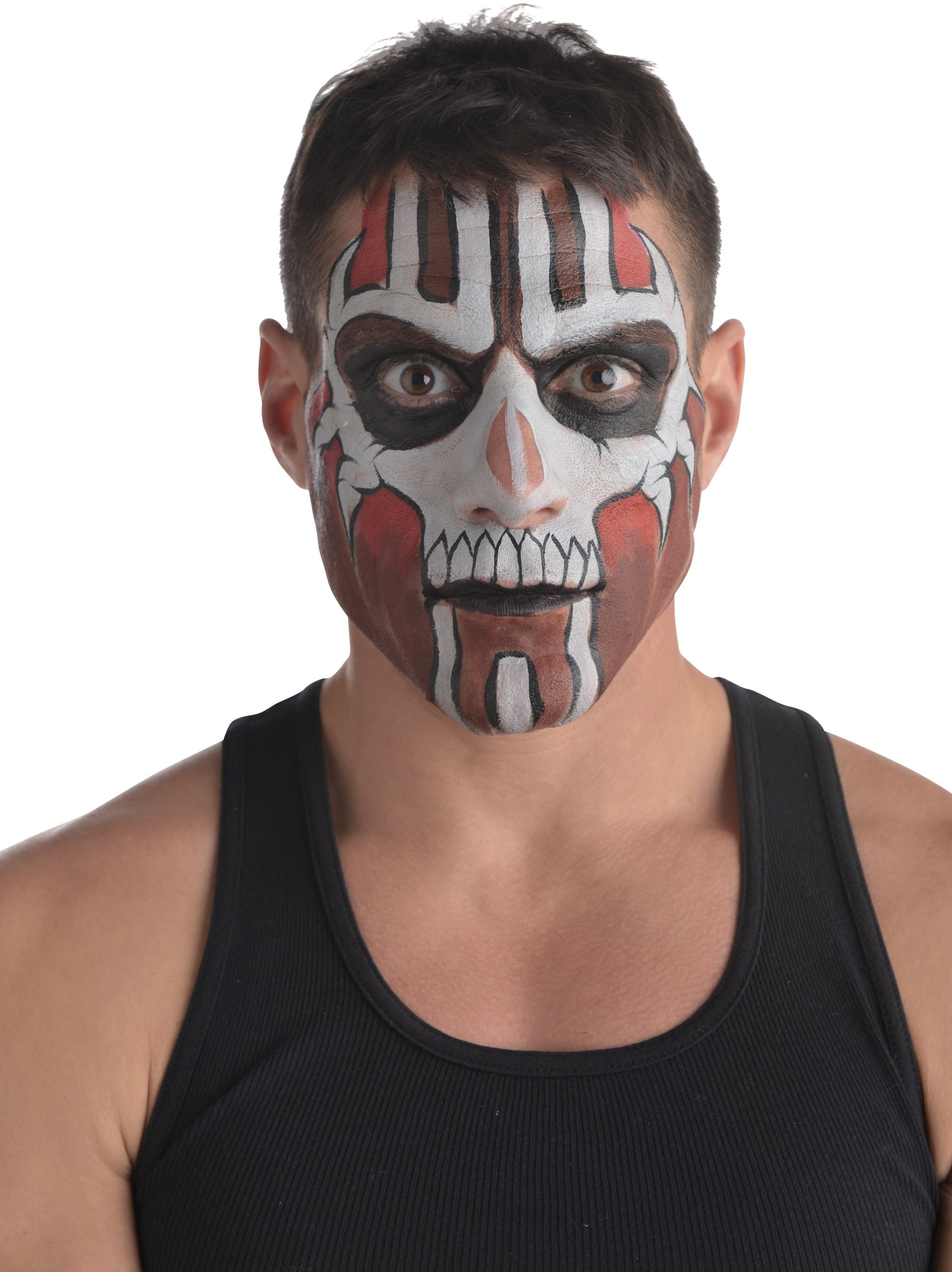 Witch Doctor Top Hat with Dreads Front_Flat