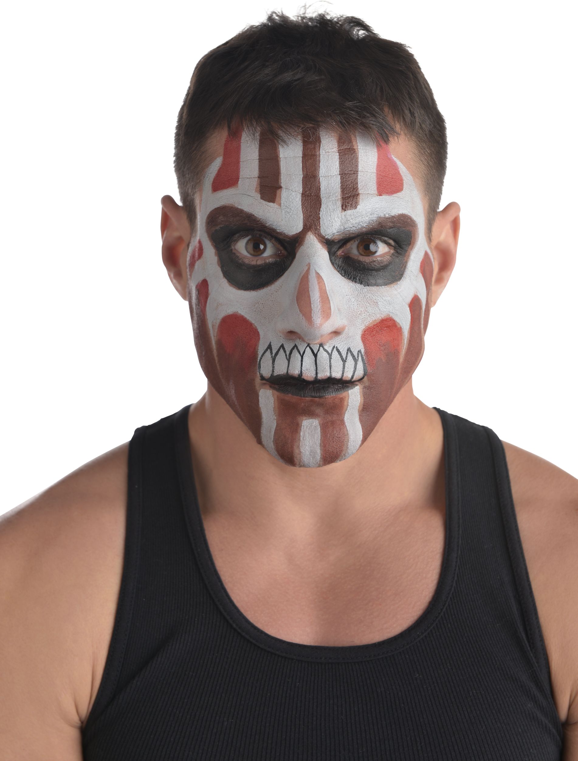 Witch Doctor Top Hat with Dreads Front_Flat