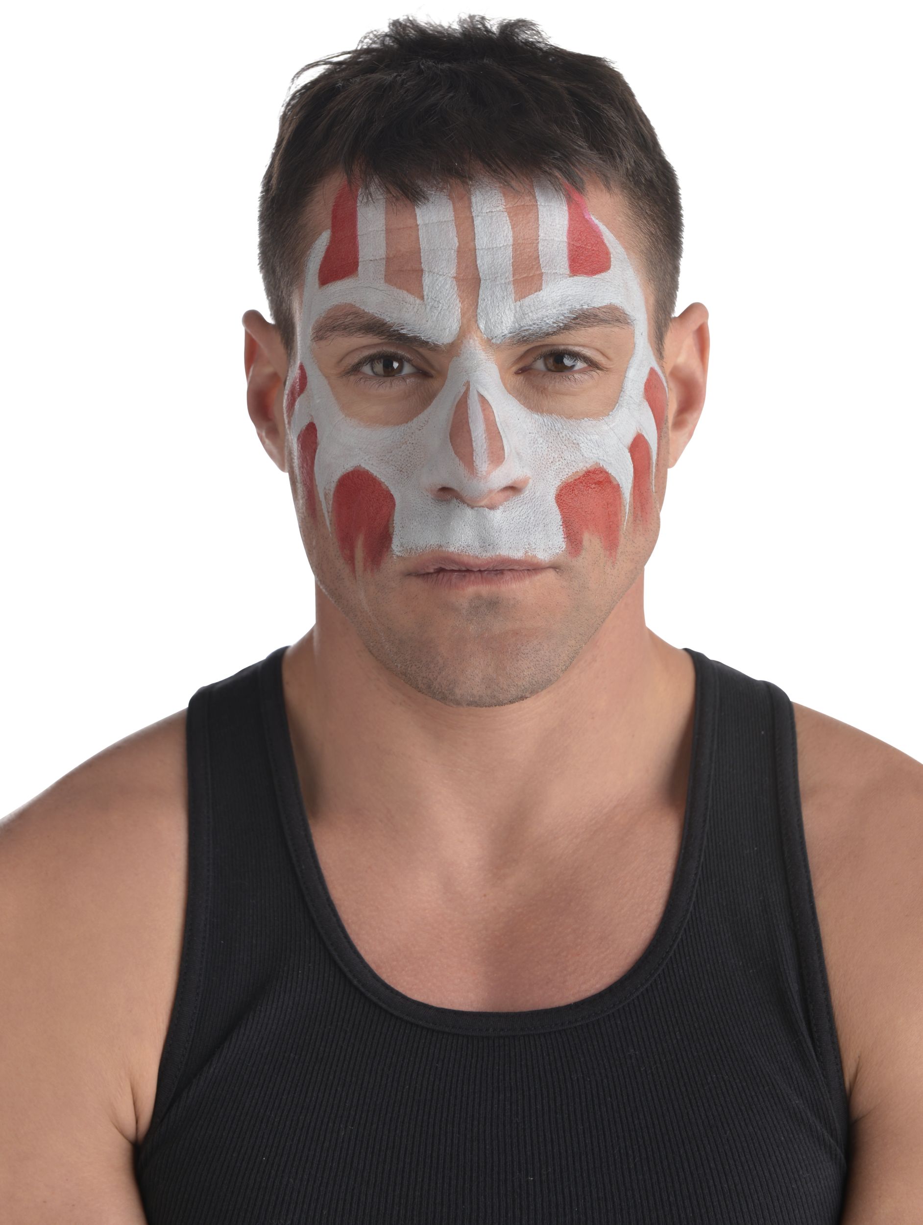 Witch Doctor Top Hat with Dreads Front_Flat