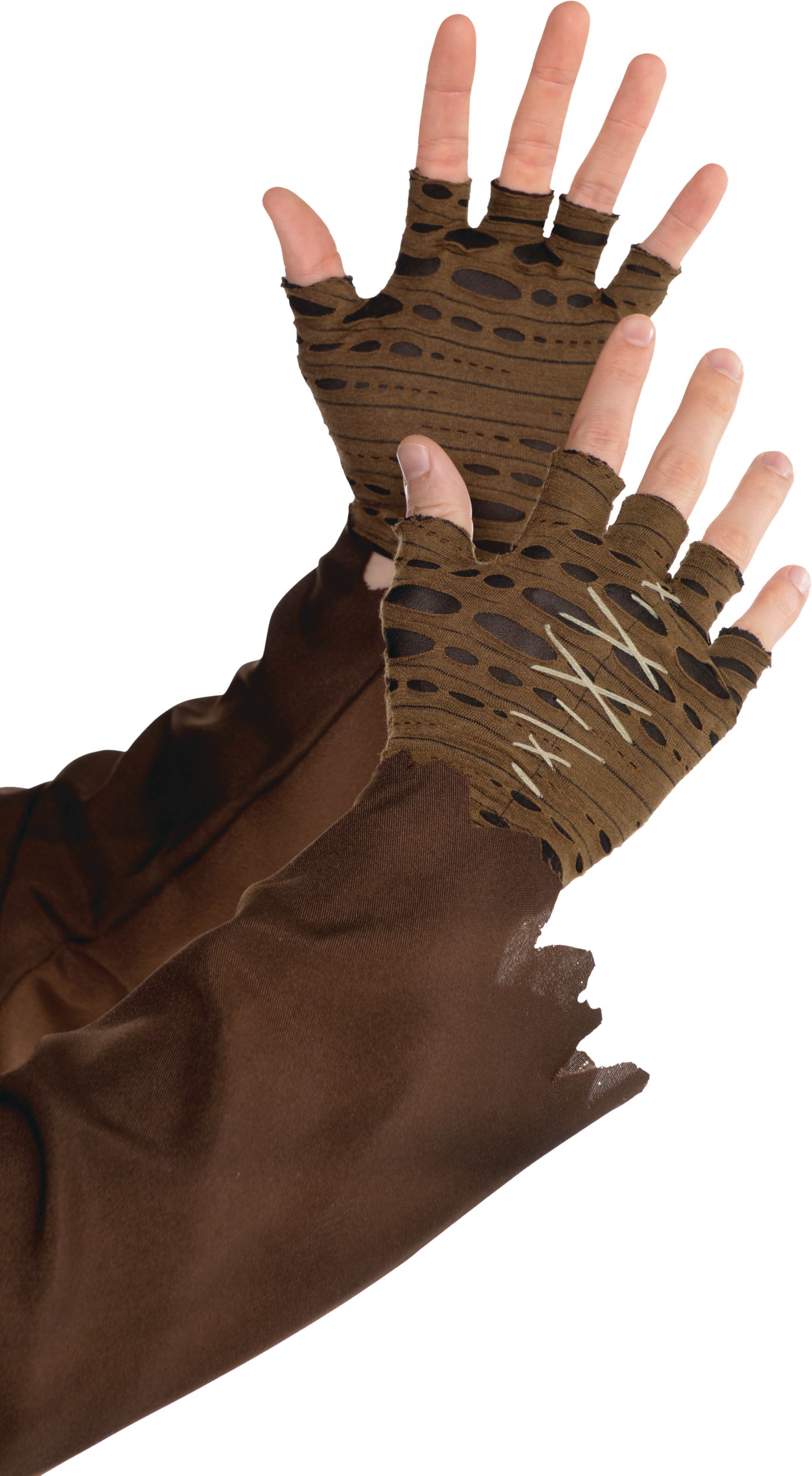 Witch Doctor Fingerless Halloween Costume Gloves Composite_or_Mixed