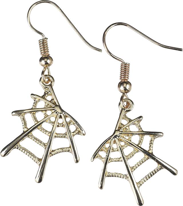 Skulls & Spider Webs Halloween Earrings Set, 6-pc Front_Flat