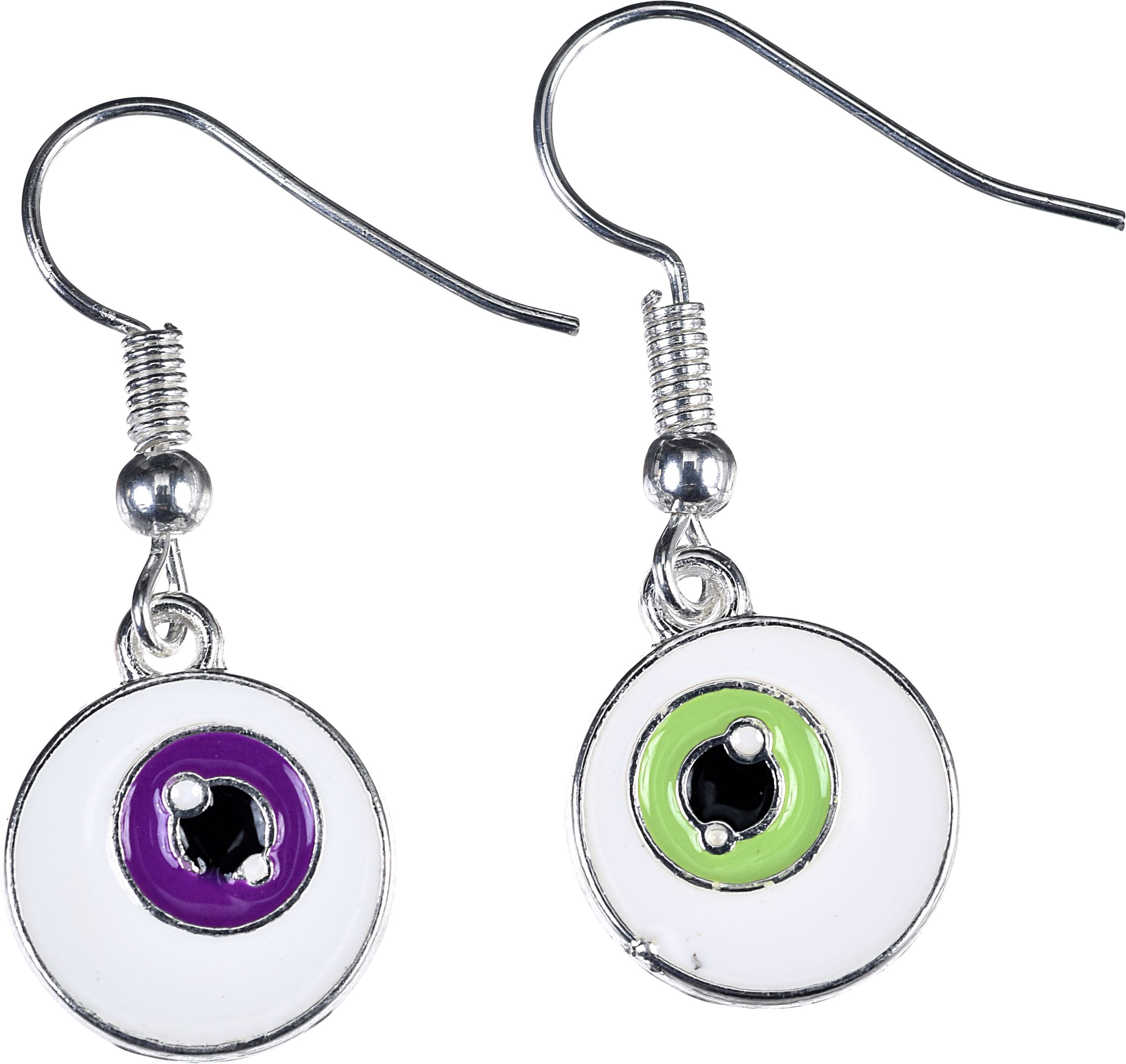 Eyeball & Monster Halloween Earrings Set, 6-pc Front_Flat