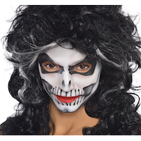 Face Makeup Crayon Sticks, Black/White, 4.8-g, 2-pk, Costume Accessories for Halloween