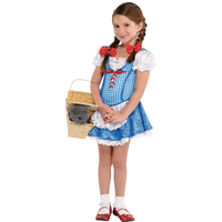 Kids' The Wizard of Oz Dorothy Blue Dress with Bows & Socks Halloween Costume, Assorted Sizes