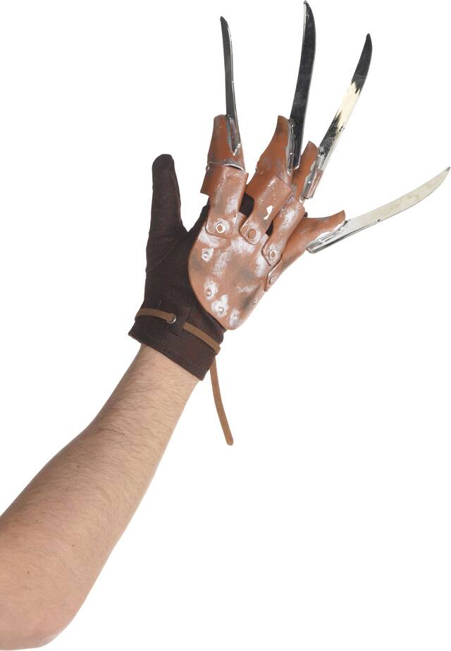 A Nightmare on Elm Street Freddy Krueger Glove Back_Flat
