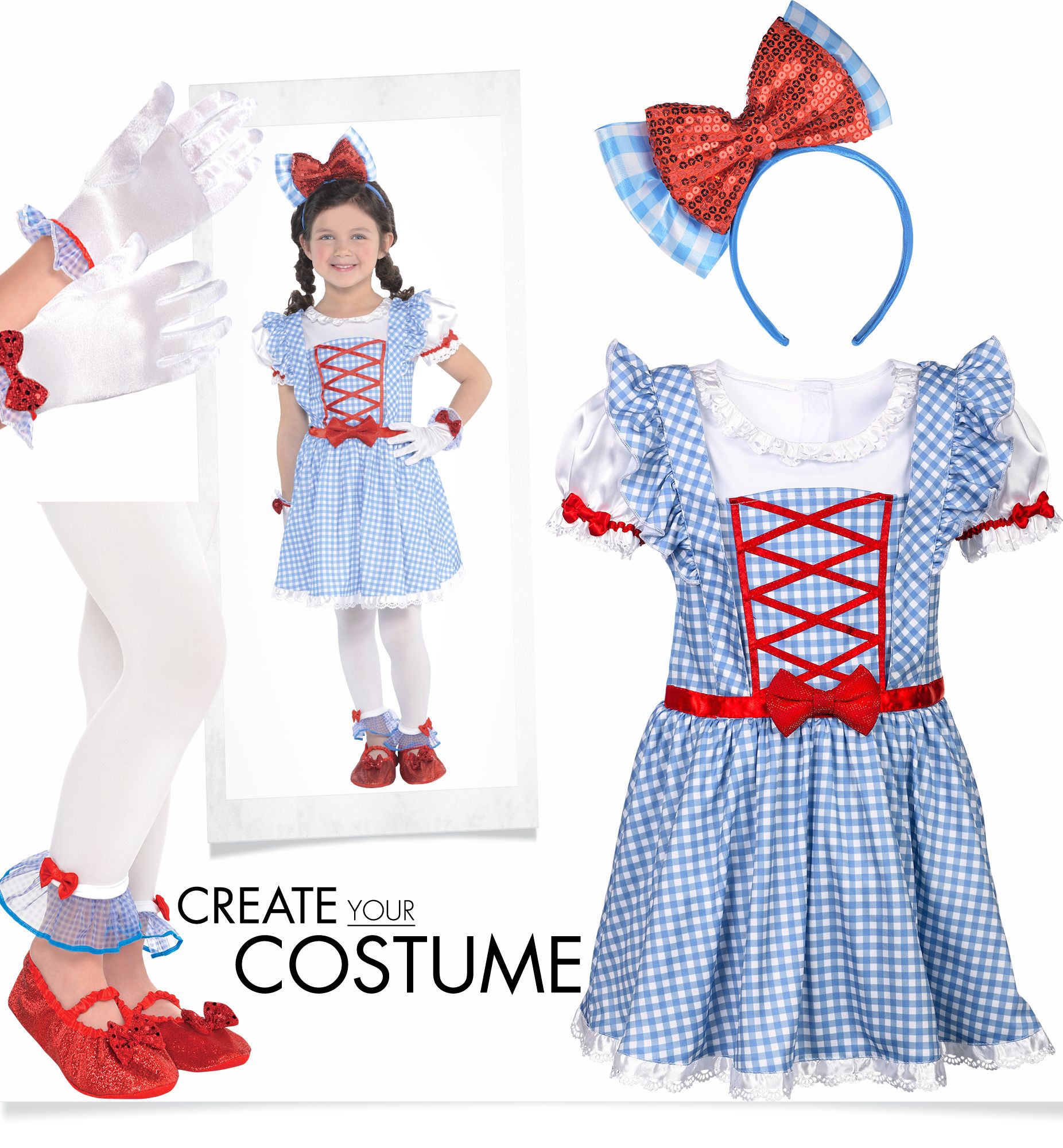 Wizard of Oz Kids' Dorothy Dress Front_Flat