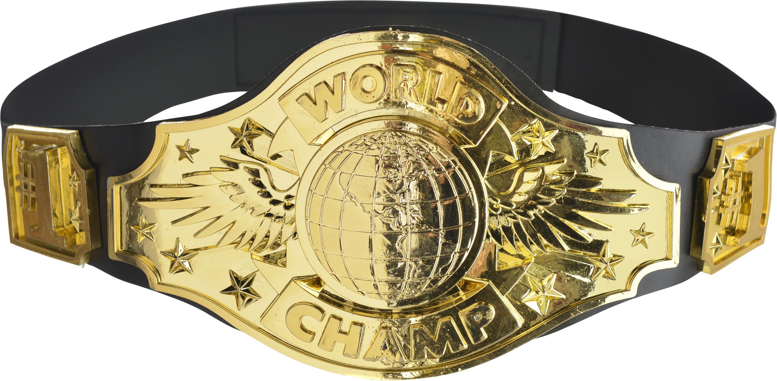 World Champ Championship Wrestling Boxing Belt, Gold, 45-in, Wearable  Costume Prop for Halloween