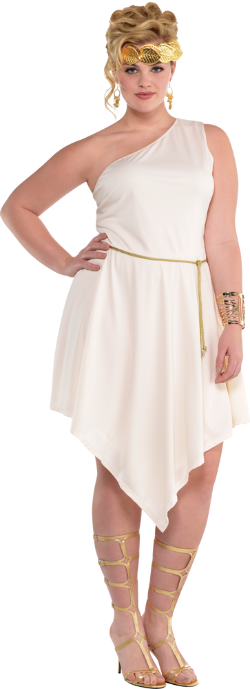 Greek goddess fancy store dress plus size