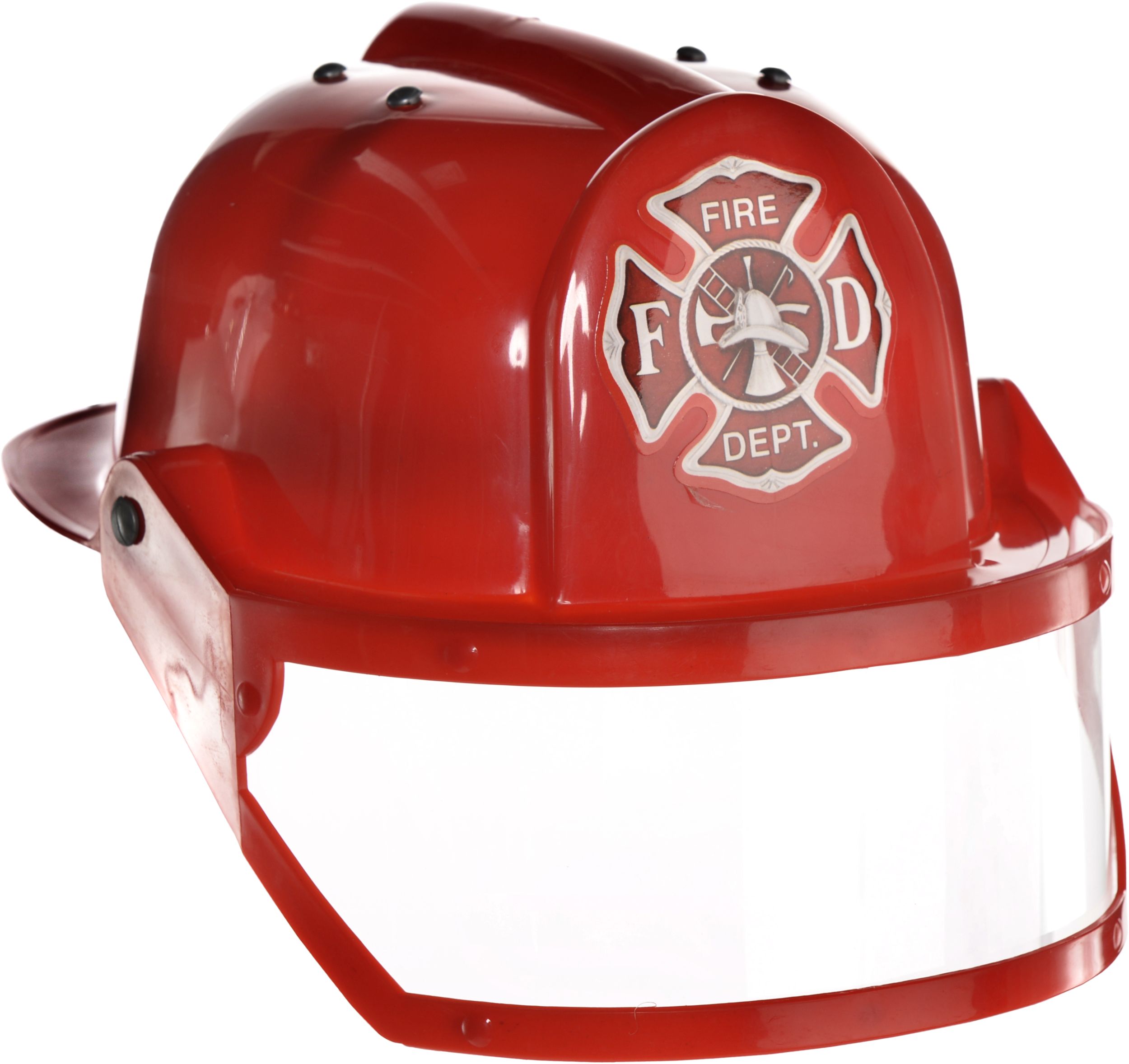 Kids' Fire Chief Party Hat Front_Angled_Right