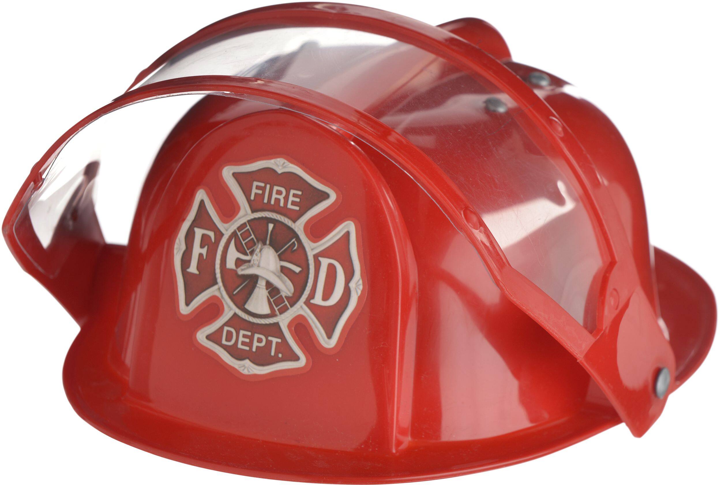 Kids' Fire Chief Party Hat Front_Angled_Left