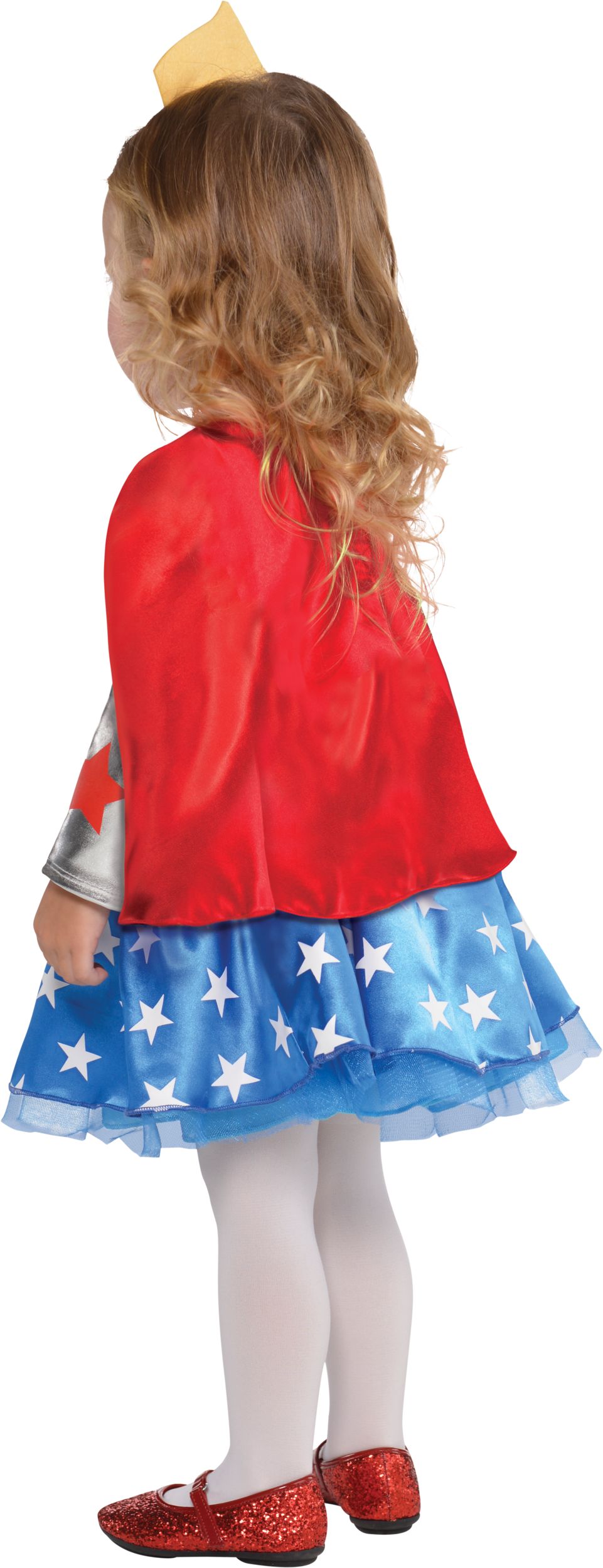 Wonder Woman Red/Blue Dress Costume with Accessories for Halloween