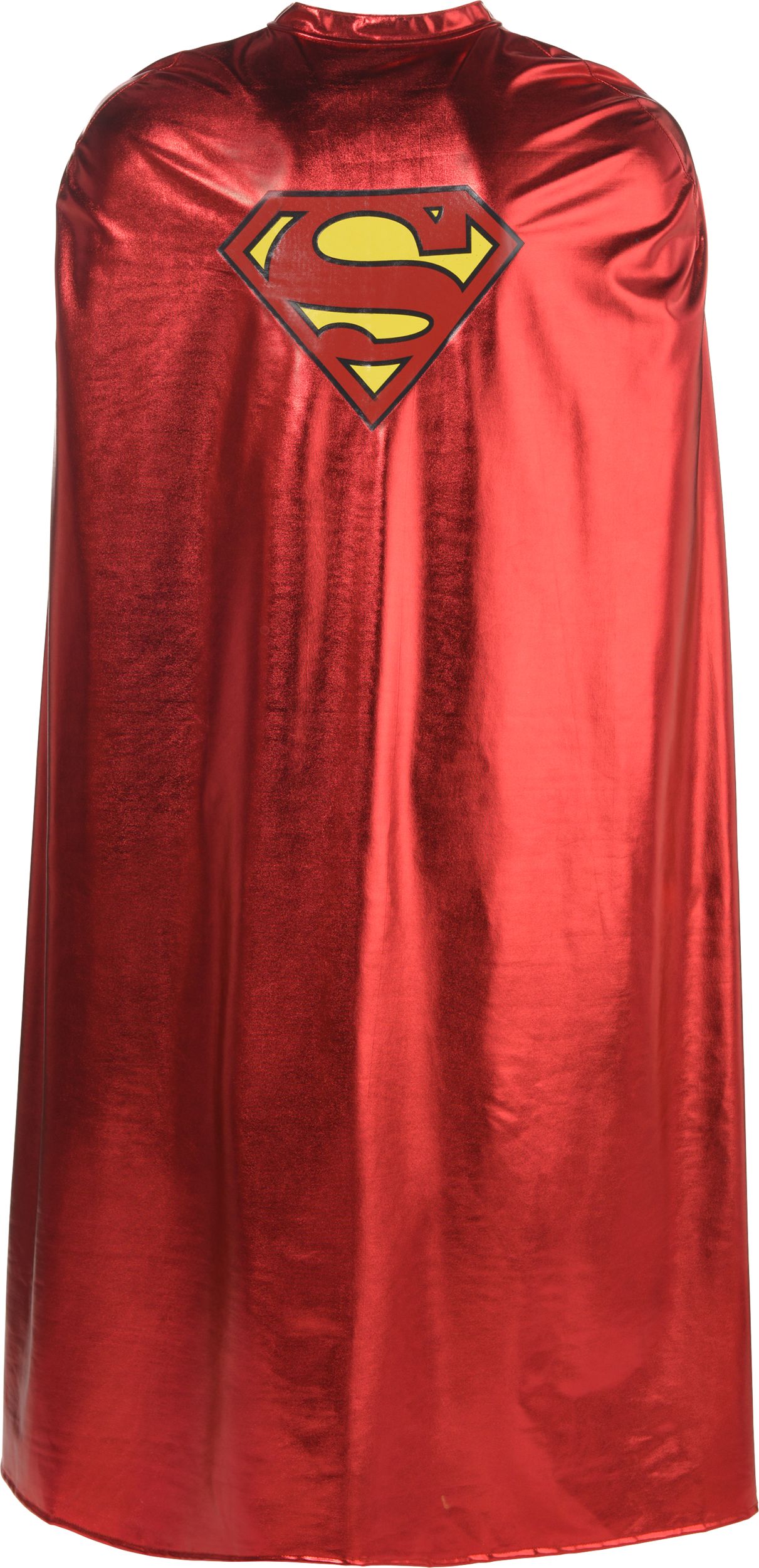 Long Superman Halloween Costume Cape Back_Flat