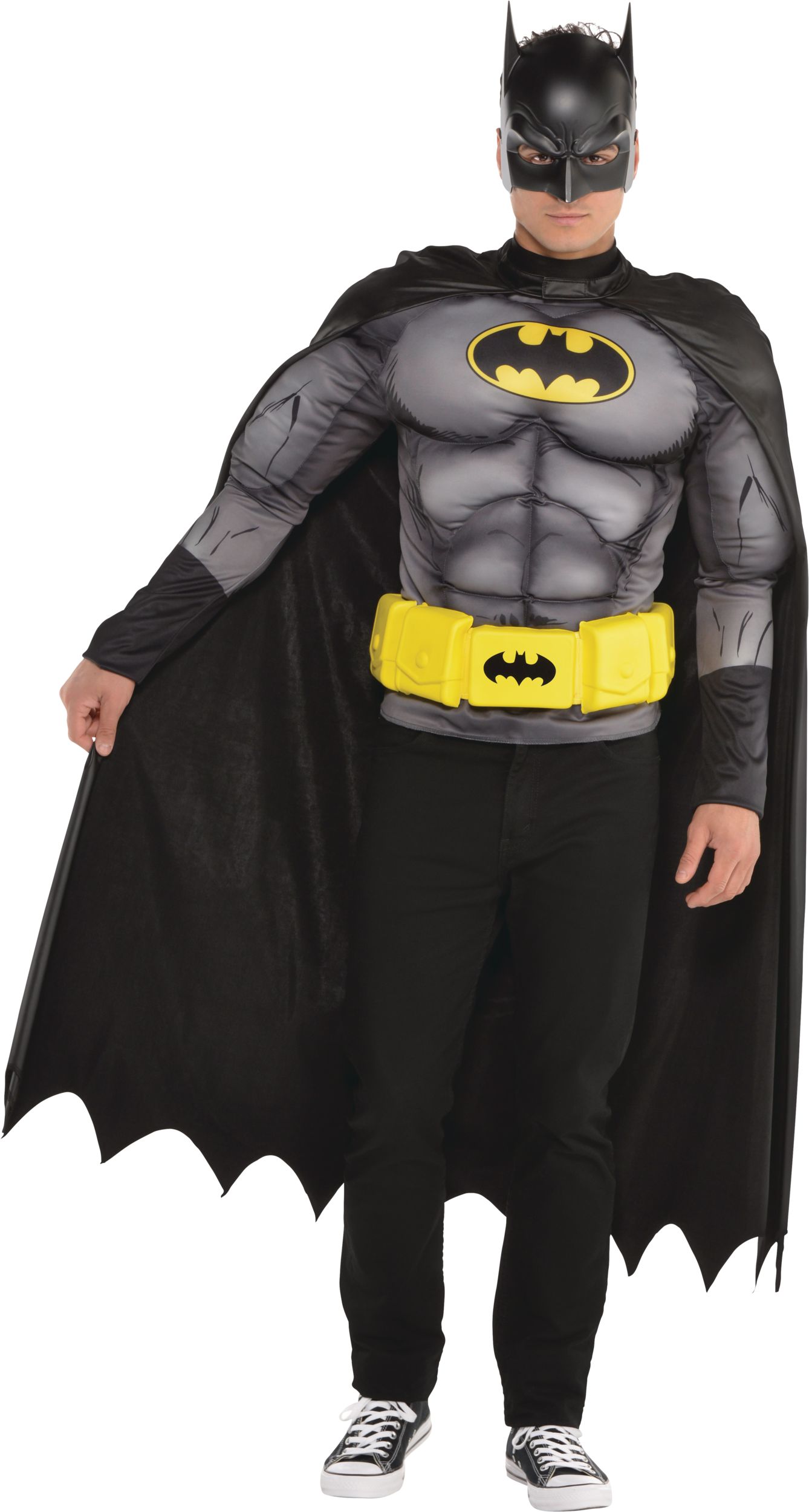 Déguisement Batman avec masque pour enfant - Taille Unique - Jour de Fête -  DC Comics - LICENCES ET THEMES
