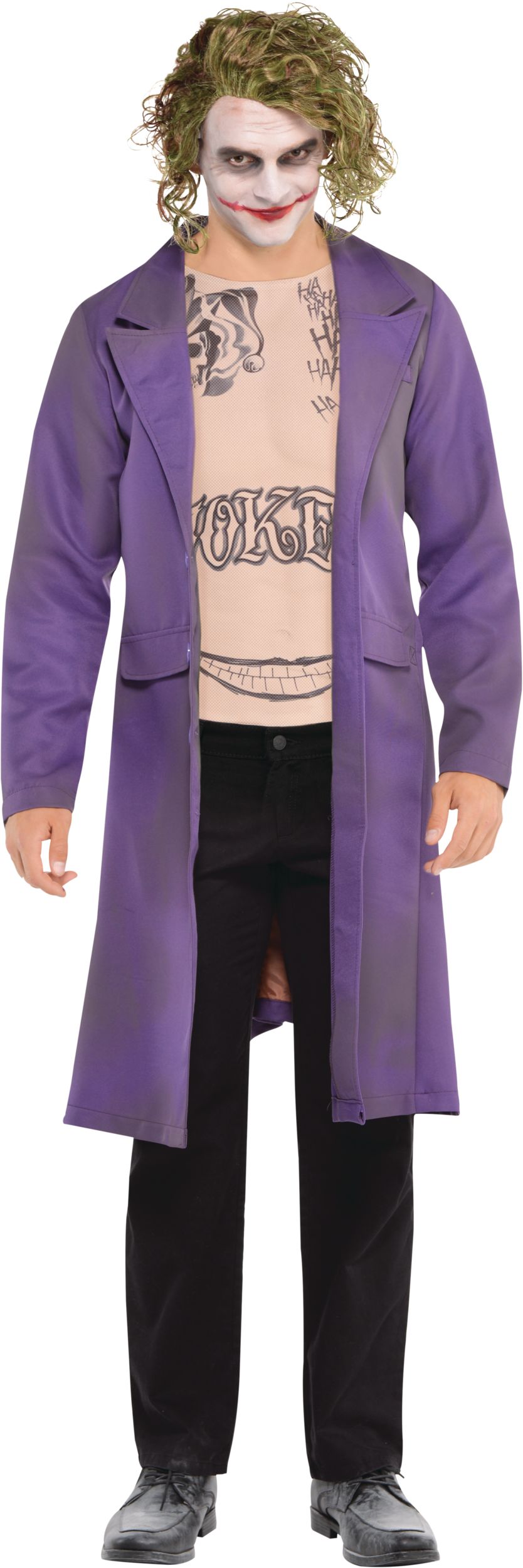 The Dark Knight 3 Joker Halloween Costume Jacket Front_Flat