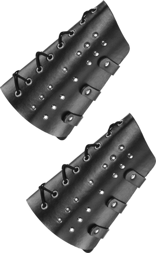 Adult Studded Cuffs, 2-ct Overhead_Flat