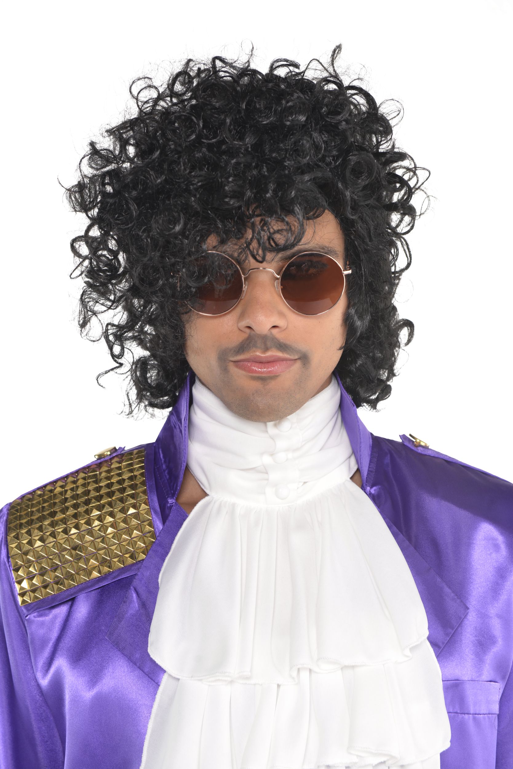 Pop Star Halloween Costume Wig Front_Flat