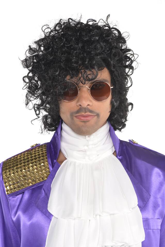 Pop Star Halloween Costume Wig Front_Flat