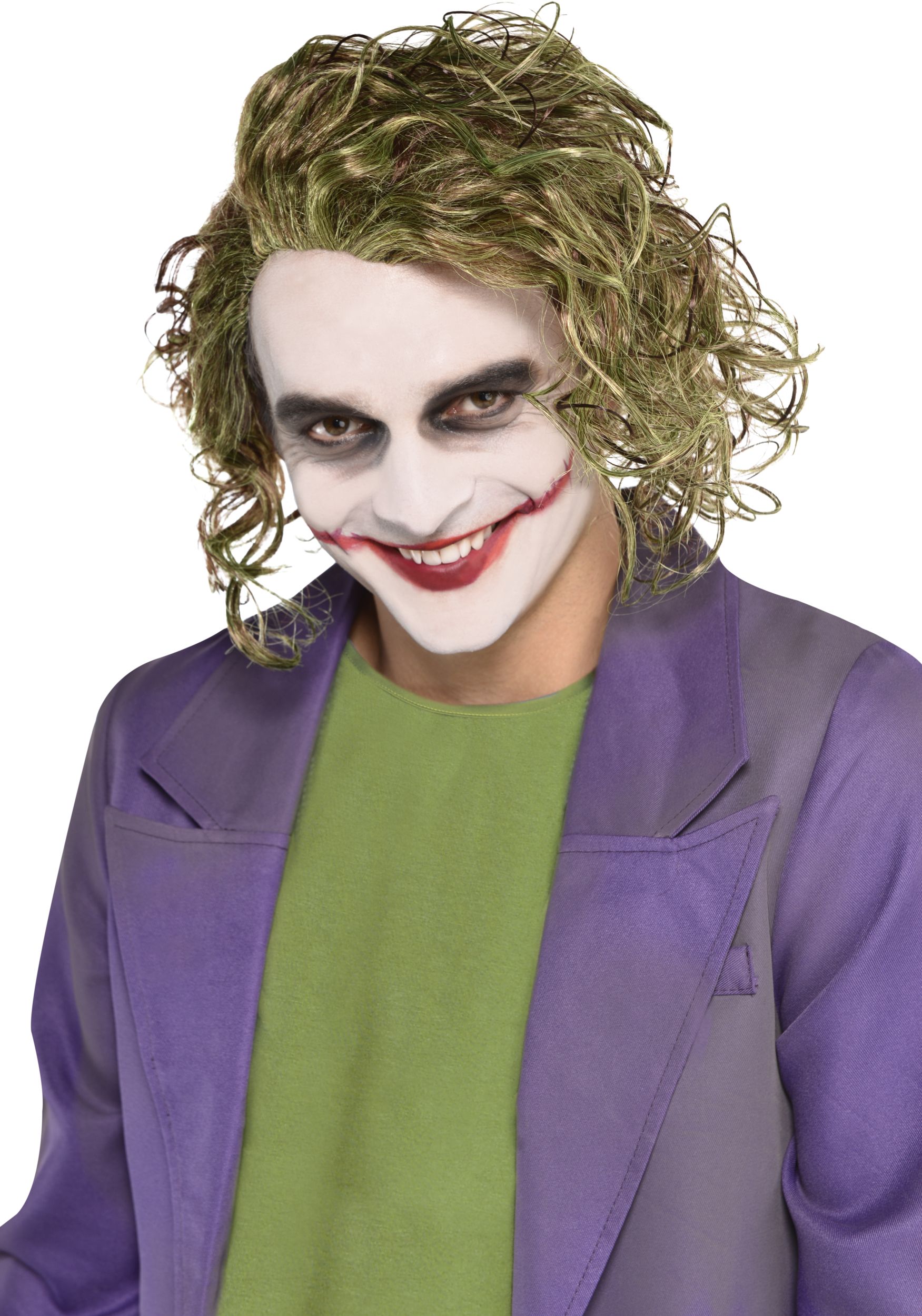 Dark Knight Trilogy Joker Halloween Costume Wig Bottom_Plunge