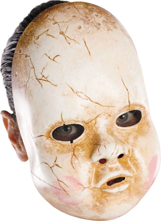 Masque de bébé poupée sinistre Front_Angled_Right