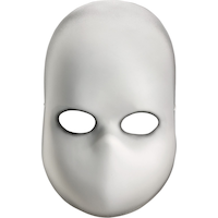 Masque vierge de bébé Front_Flat