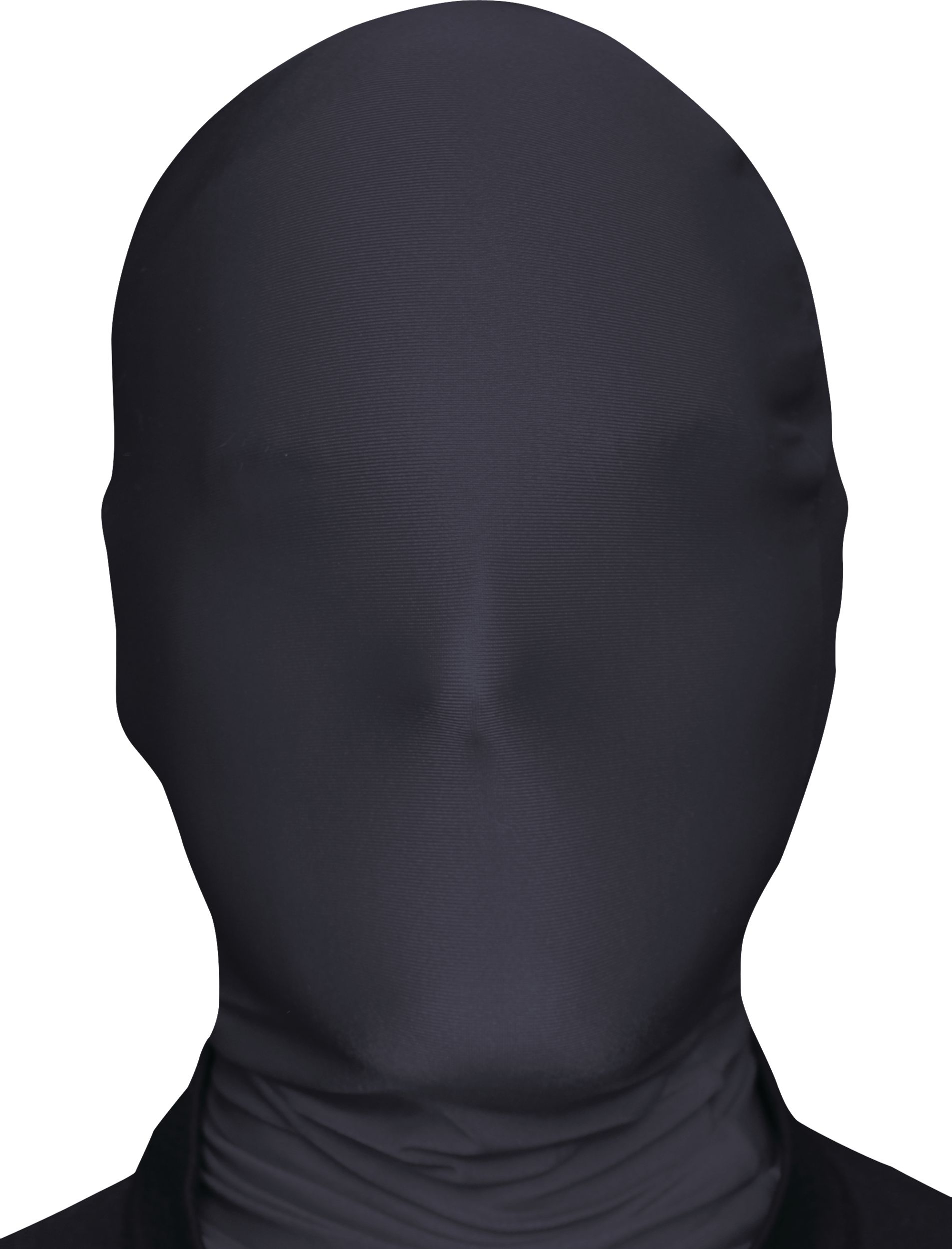 MorphMask, Black, Adult, One Size Front_Flat