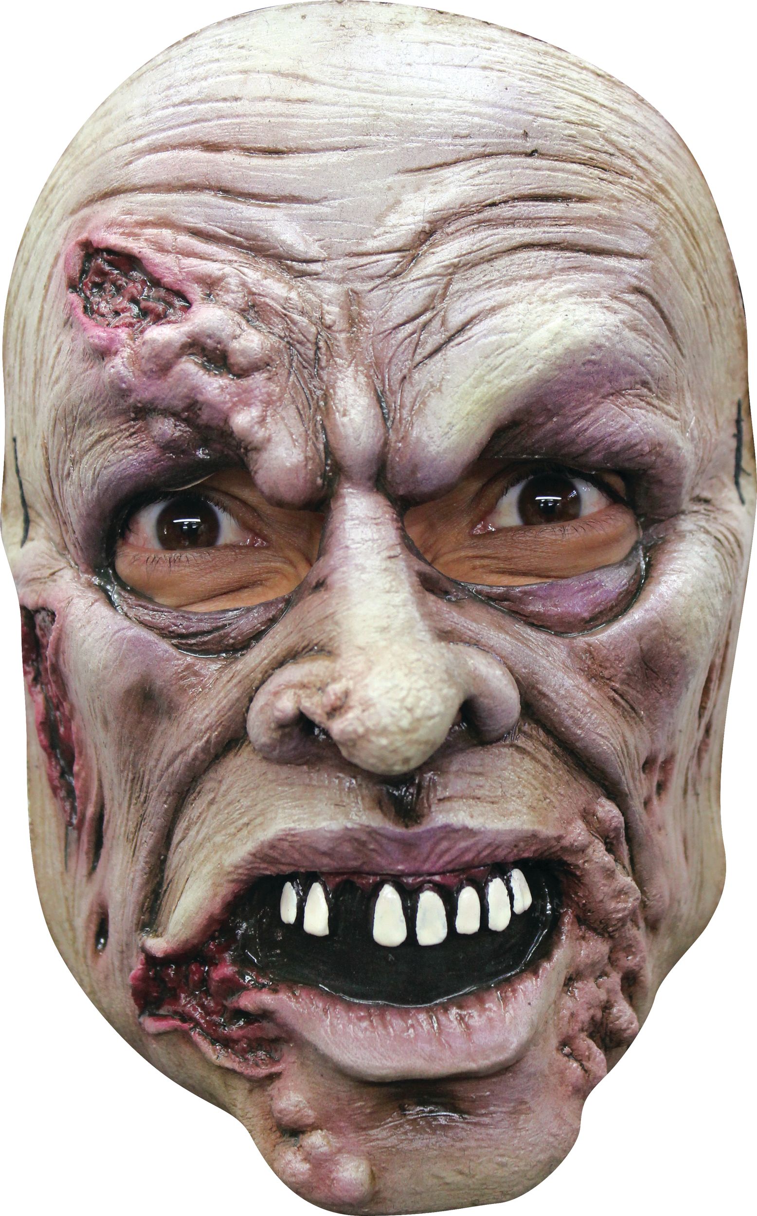 Fleshy Zombie Mask Front_Flat