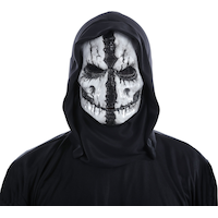 Masque de Faucheuse avec cagoule Front_Flat