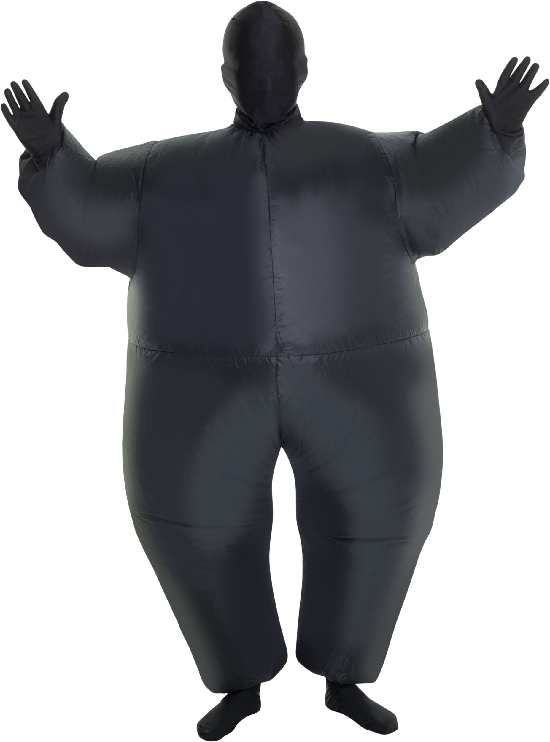Kids' Black Inflatable Morphsuit Halloween Costume, One Size Front_Flat
