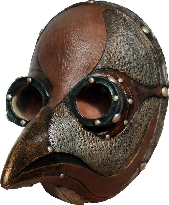 Masque de médecin contre la peste steampunk, adultes, taille universelle Front_Angled_Left