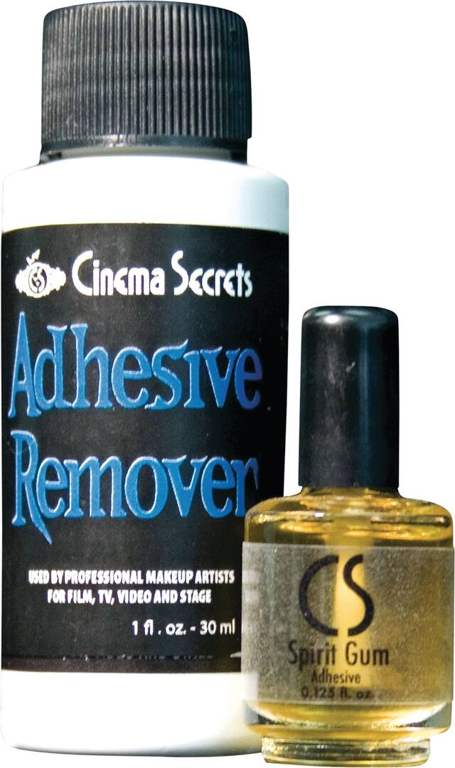 Spirit Gum & Adhesive Remover, Clear, 30-ml, 2-pk, Wearable Accessory for Halloween Front_Flat