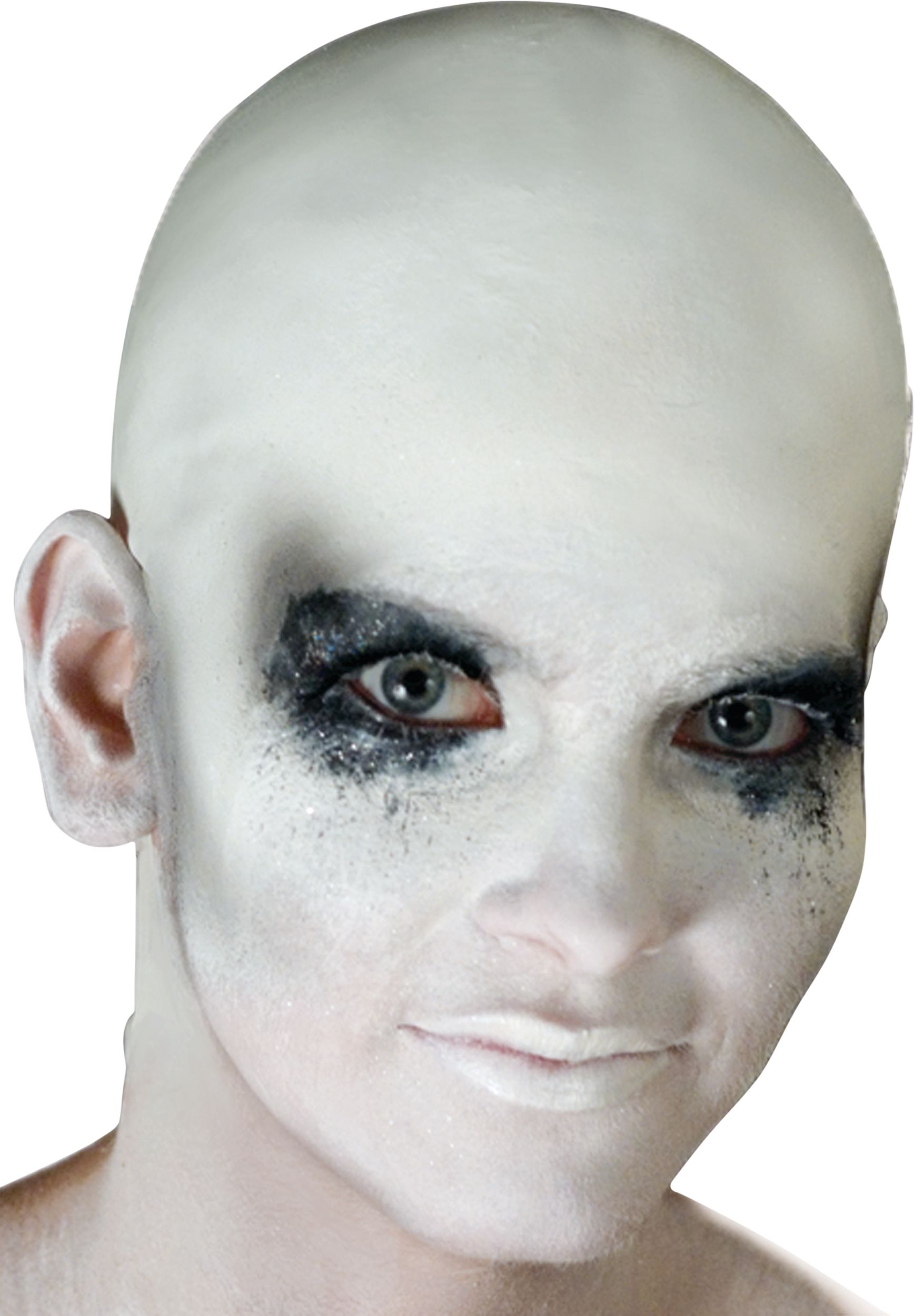 Natural Bald Cap, White, One Size, Wearable Costume Accessory for Halloween Front_Flat