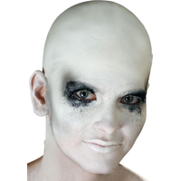 Natural Bald Cap, White, One Size, Wearable Costume Accessory for Halloween Front_Flat