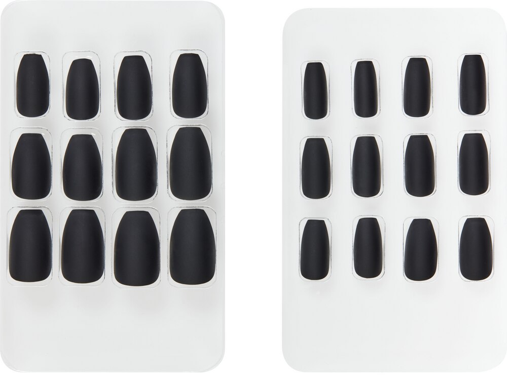 Elegant Black Nails, 24-pk | Party City