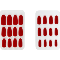 Elegant Red Nails, 24-pk Front_Flat