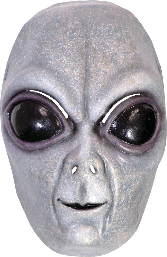 Маска инопланетянина. Латексная маска пришельца. Силиконовая маска инопланетянина.