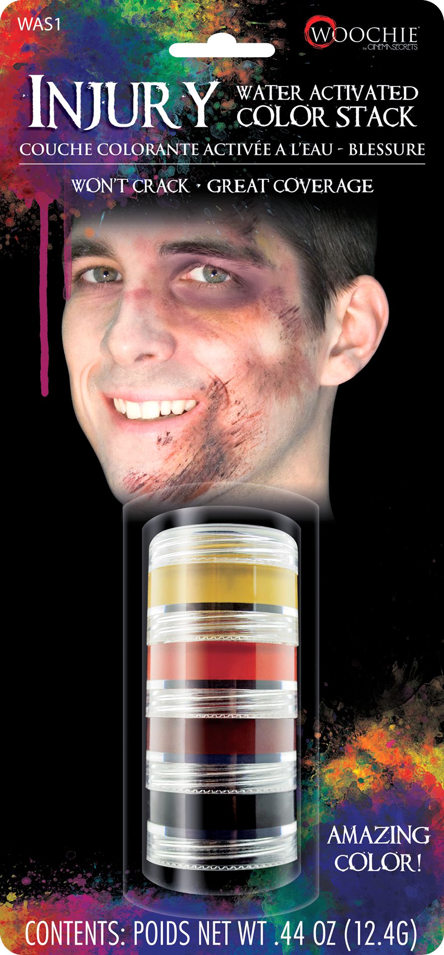 Colour Stack Injury Halloween Makeup Kit Front_Flat