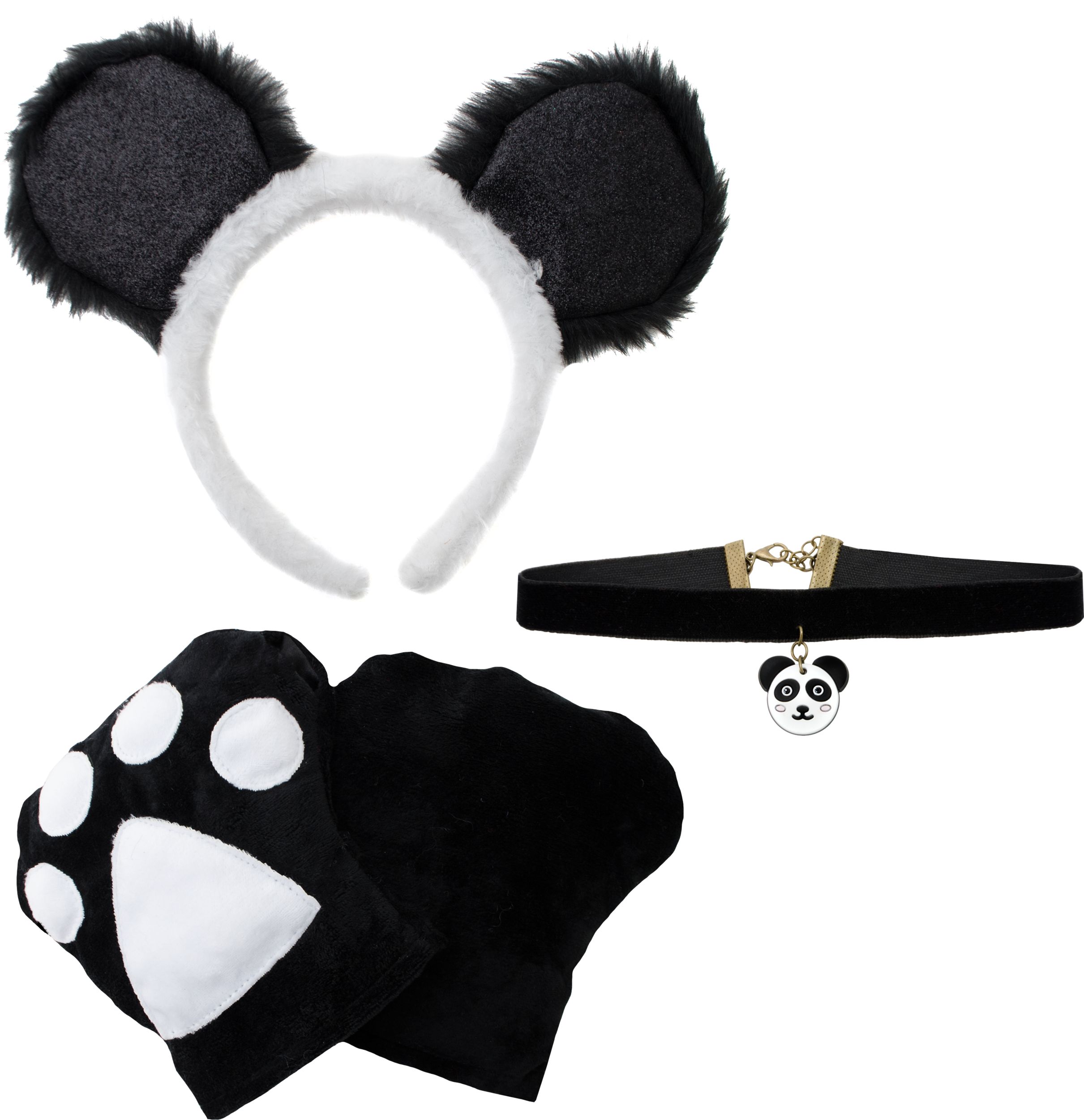 Women's Panda Costume Accessory Kit Composite_or_Mixed