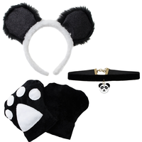 Women's Panda Costume Accessory Kit Composite_or_Mixed