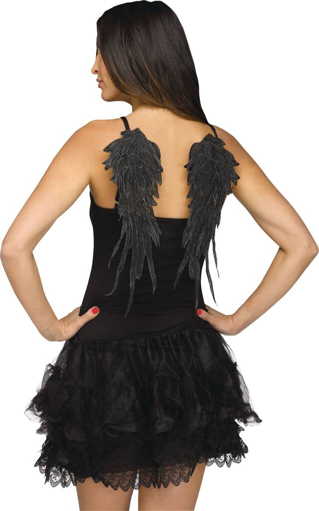 Fairy Angel Wings, Black, Adult Composite_or_Mixed