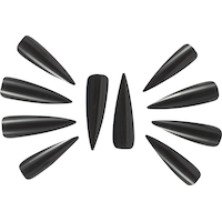 Black Witch Nails, 10-pk Front_Flat